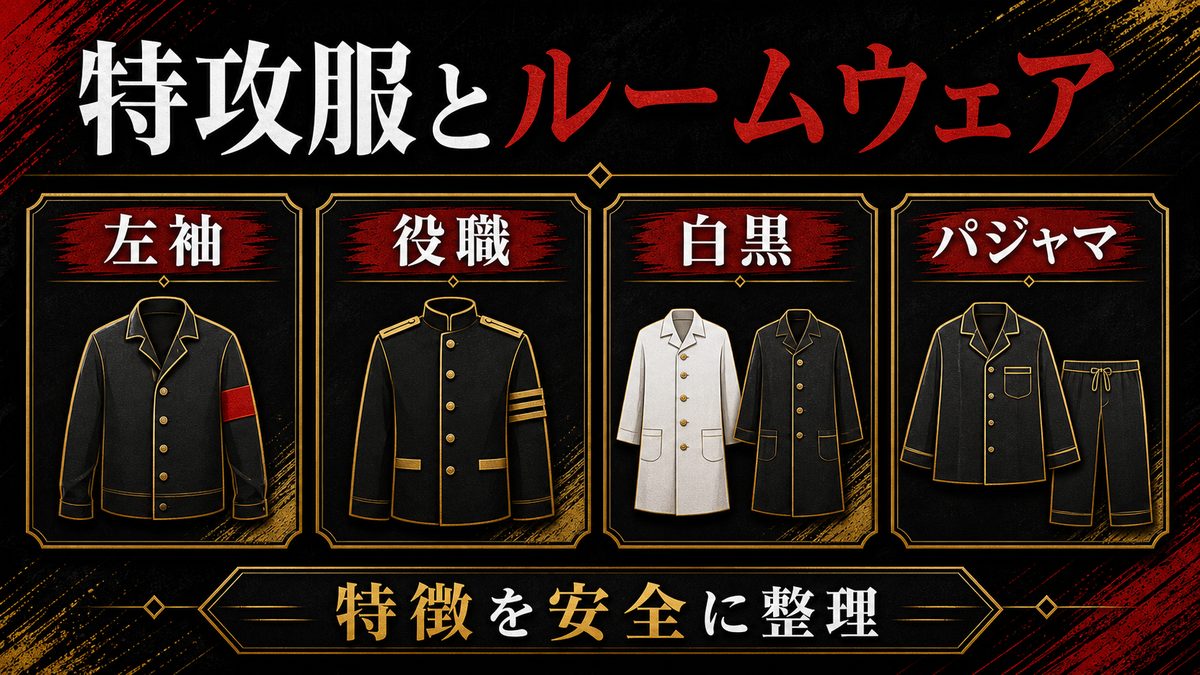 ドラケンの特攻服の特徴は?ルームウェアが出た?の要点を整理した東京リベンジャーズ解説画像
