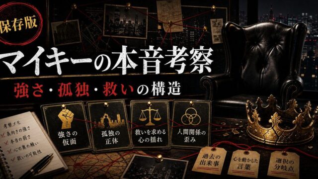 マイキー（佐野万次郎）の本音考察｜表向きの強さと内面の孤独・本当は何を求めていたのか原作で分析の要点を伝えるリベンジャーズ図鑑アイキャッチ画像
