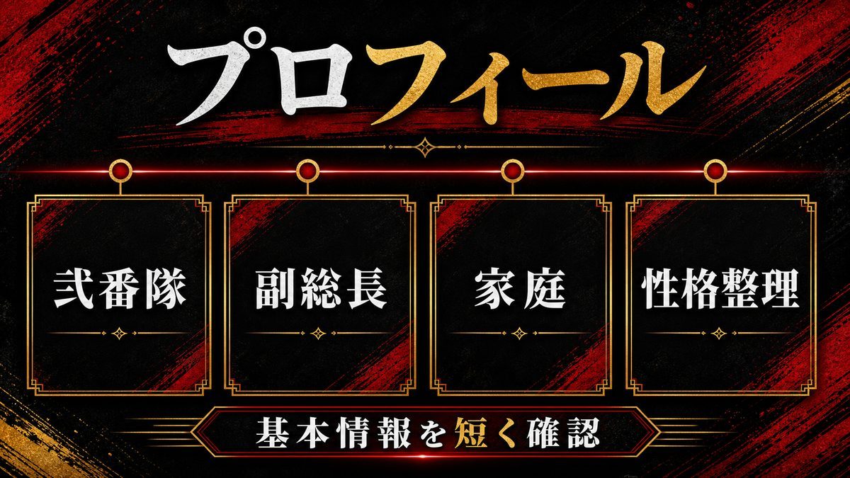 三ツ谷隆のプロフィールの要点を整理した東京リベンジャーズ解説画像