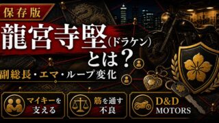 「東京卍リベンジャーズ」龍宮寺堅(ドラケン)は東京卍會副総長！エマとの関係性も解説の要点を伝えるリベンジャーズ図鑑アイキャッチ画像