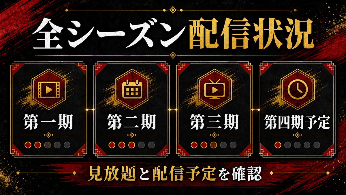 アニメ全シーズン配信状況一覧の要点を整理した東京リベンジャーズ解説画像