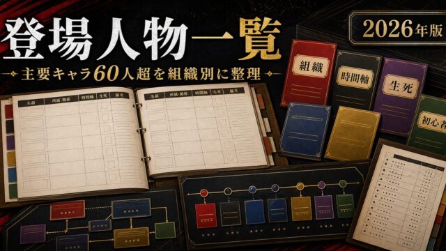 東京リベンジャーズ 登場人物一覧【2026年版】主要キャラ60人超を組織別に完全整理の要点を伝えるリベンジャーズ図鑑アイキャッチ画像