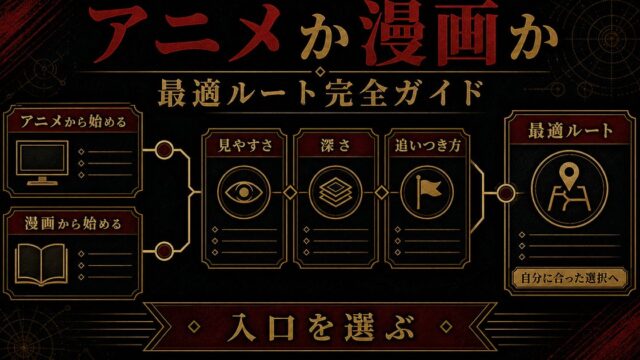 東京リベンジャーズはアニメか漫画どっちから入るべき？2026年最適ルート完全ガイドの要点を伝えるリベンジャーズ図鑑アイキャッチ画像