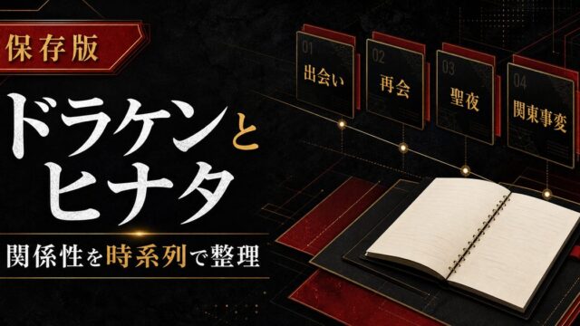 「東京卍リベンジャーズ」ドラケンとヒナタの関係性は？出会いから現在までの要点を伝えるリベンジャーズ図鑑アイキャッチ画像