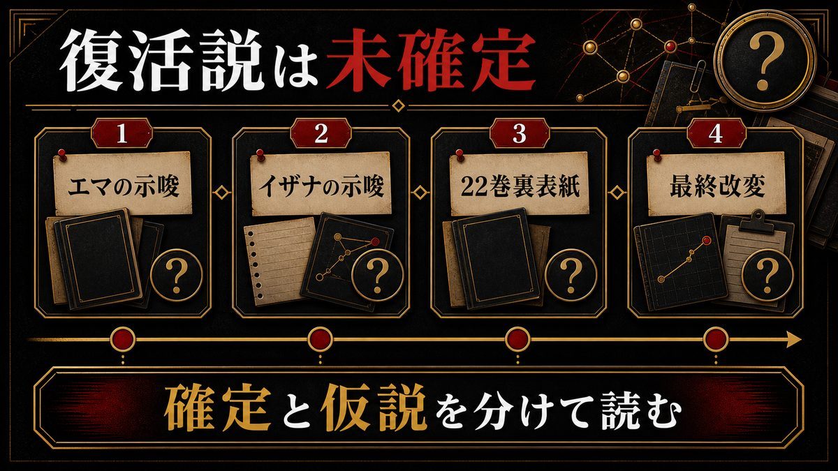ドラケンが生き返る可能性はある?の要点を整理した東京リベンジャーズ解説画像
