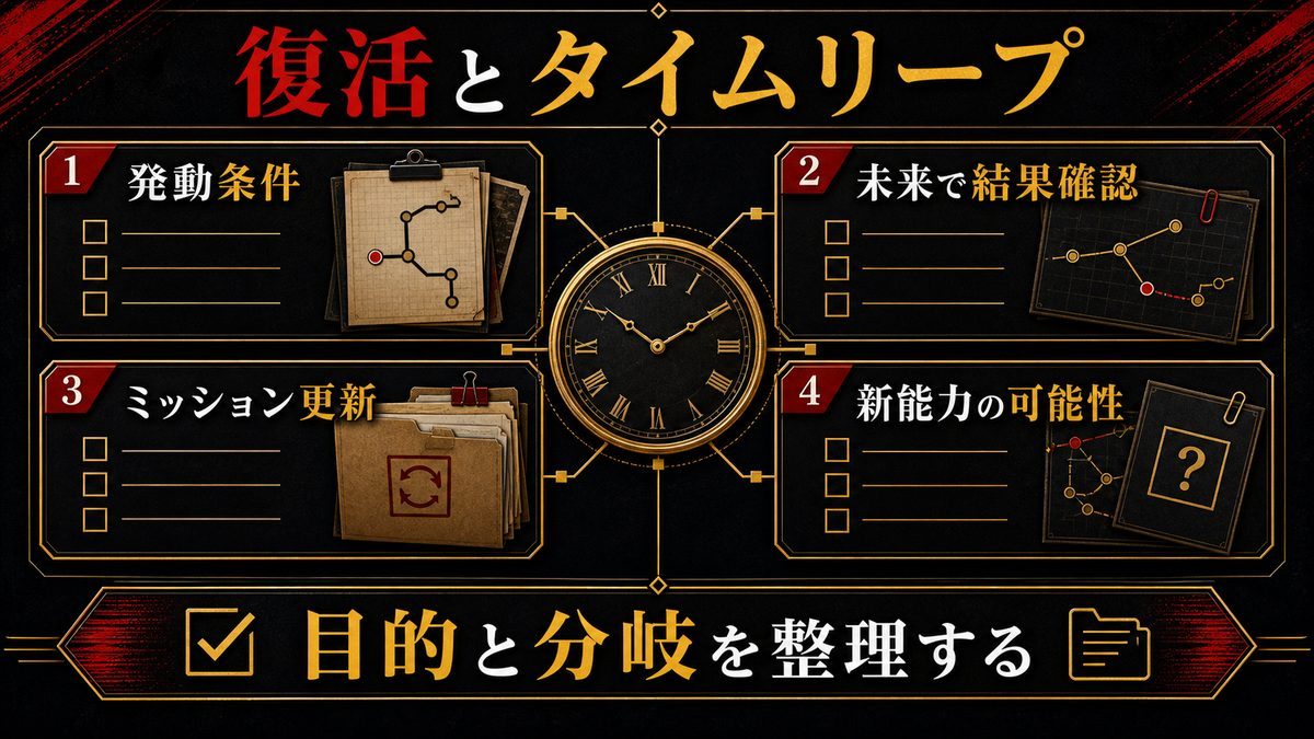 タケミチをタイムリープさせている存在の目的とドラケン復活の関係の要点を整理した東京リベンジャーズ解説画像