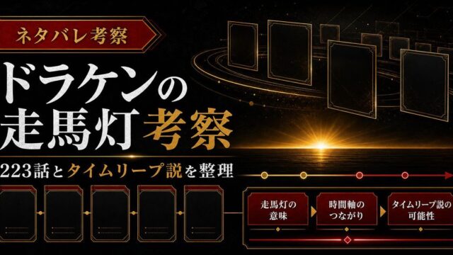 「東京卍リベンジャーズ」ドラケンが走馬灯を見たのは何話？タイムリープした可能性の要点を伝えるリベンジャーズ図鑑アイキャッチ画像