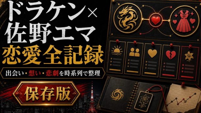 ドラケン×佐野エマ 恋愛全記録｜不器用な武骨者の愛・エマの想い・二人の最期まで全解説の要点を伝えるリベンジャーズ図鑑アイキャッチ画像