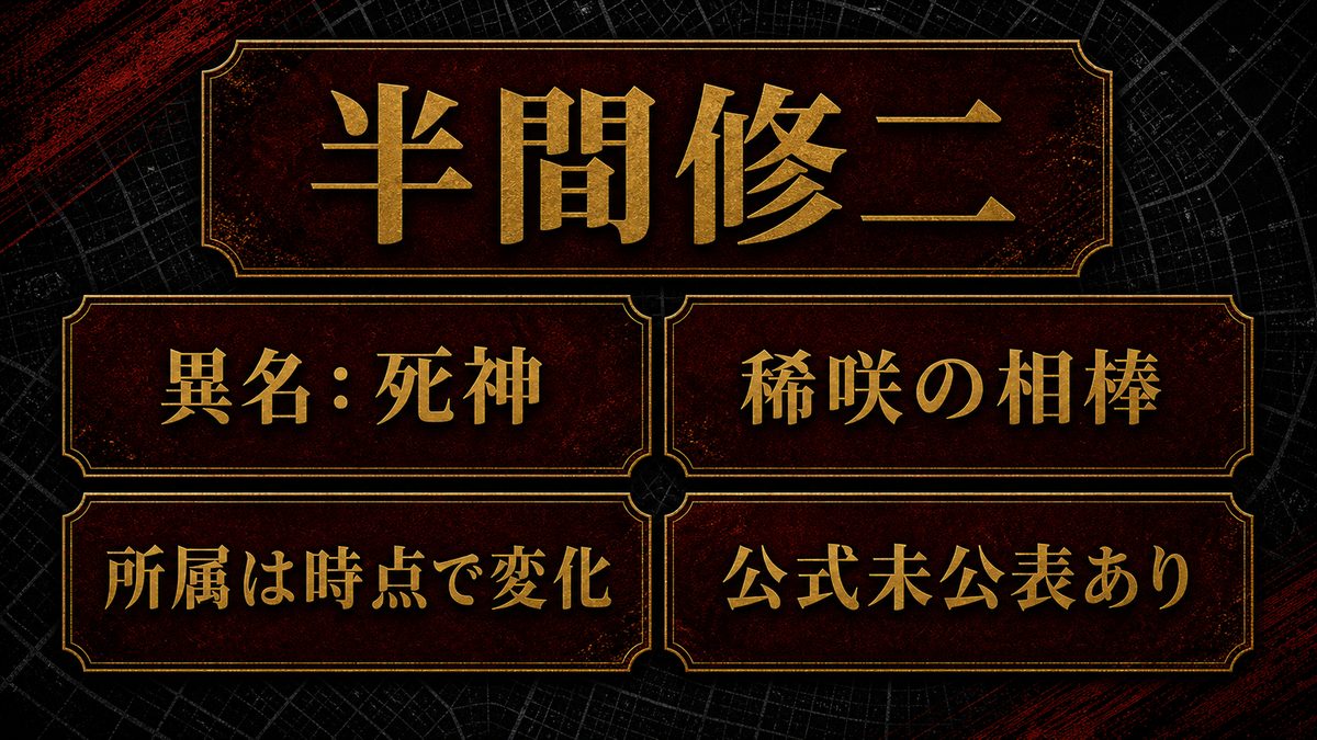半間修二とは？基本プロフィールと「歌舞伎町の死神」の正体の要点を整理した東京リベンジャーズ解説画像