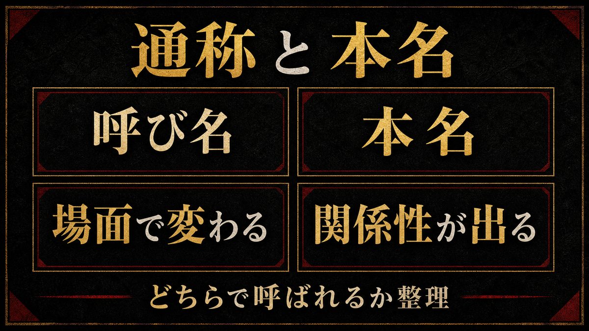 通称(あだ名)と本名の関係――どちらで呼ばれているかの要点を整理した東京リベンジャーズ解説画像