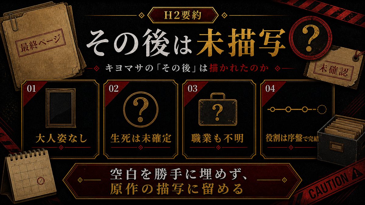 キヨマサの「その後」は描かれたのかの要点を整理した東京リベンジャーズ解説画像