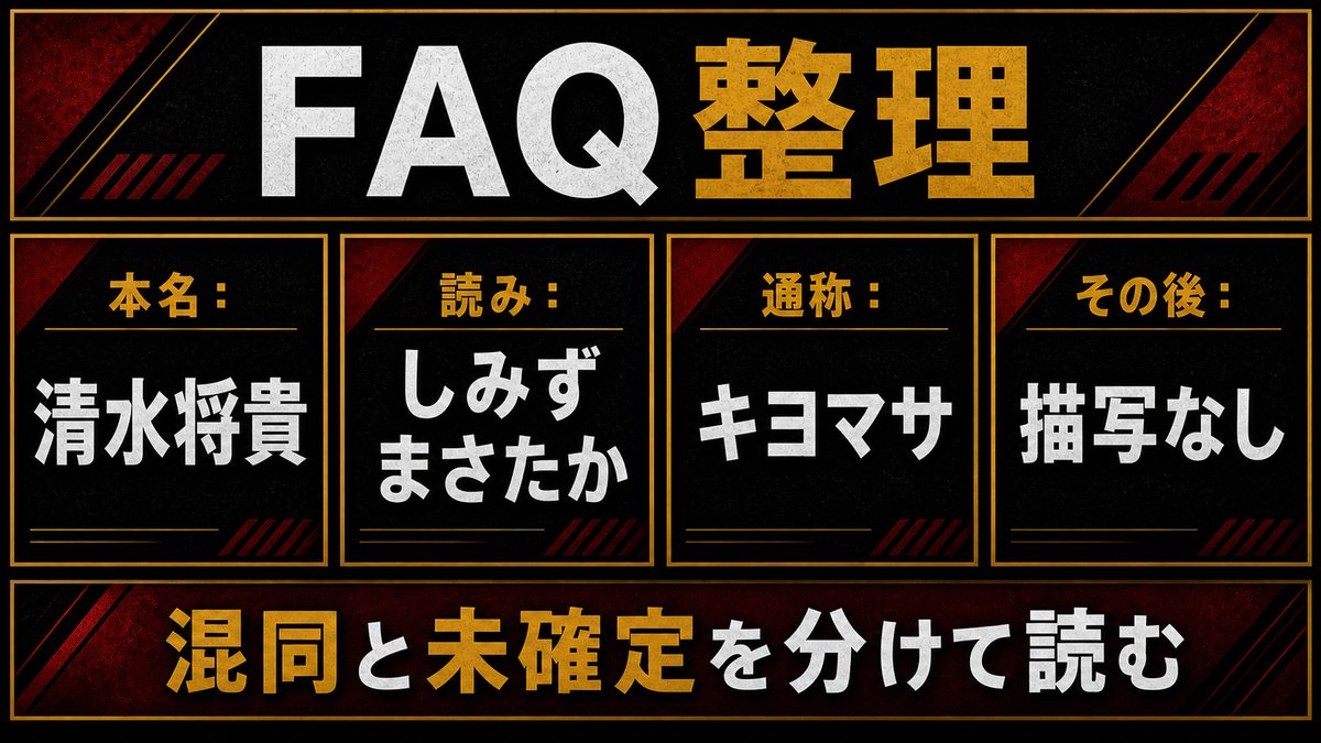 よくある質問（FAQ）の要点を整理した東京リベンジャーズ解説画像