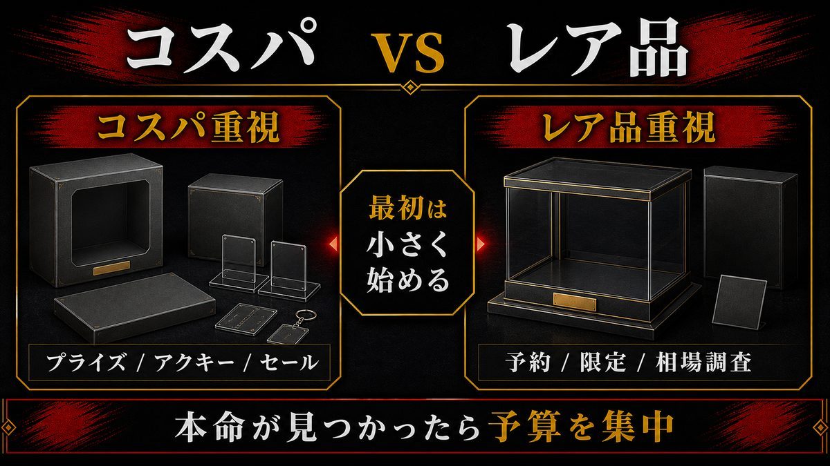 コスパ重視 vs レア品・プレミアム購入、どちらを選ぶかの要点を整理した東京リベンジャーズ解説画像