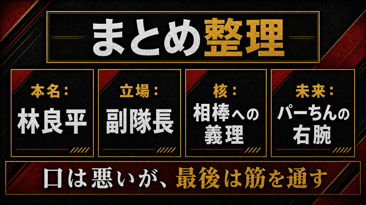 まとめ｜ペーやん（林良平）は東卍に欠かせない「相棒」だったの要点を整理した東京リベンジャーズ解説画像