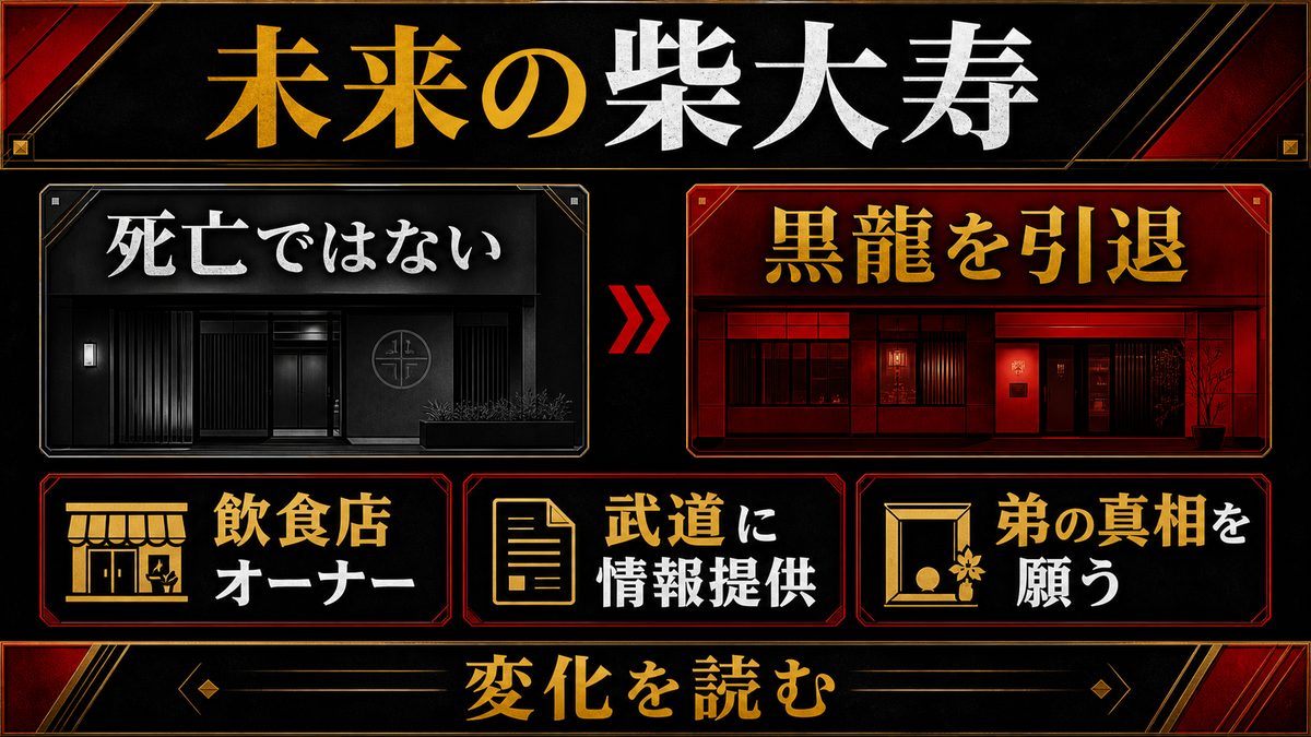 未来の柴大寿 — 飲食店オーナーとして見せた意外な顔の要点を整理した東京リベンジャーズ解説画像