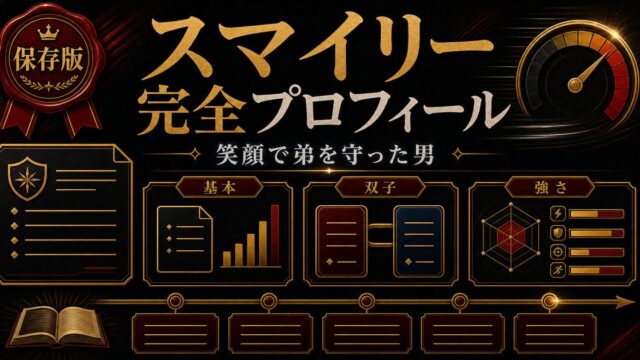 河田ナホヤ（スマイリー）完全プロフィール｜笑って殴る肆番隊隊長の強さの要点を伝えるリベンジャーズ図鑑アイキャッチ画像