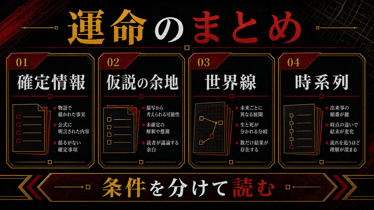 まとめ：龍宮寺堅の運命は、世界線の数だけ存在するの要点を整理した東京リベンジャーズ解説画像