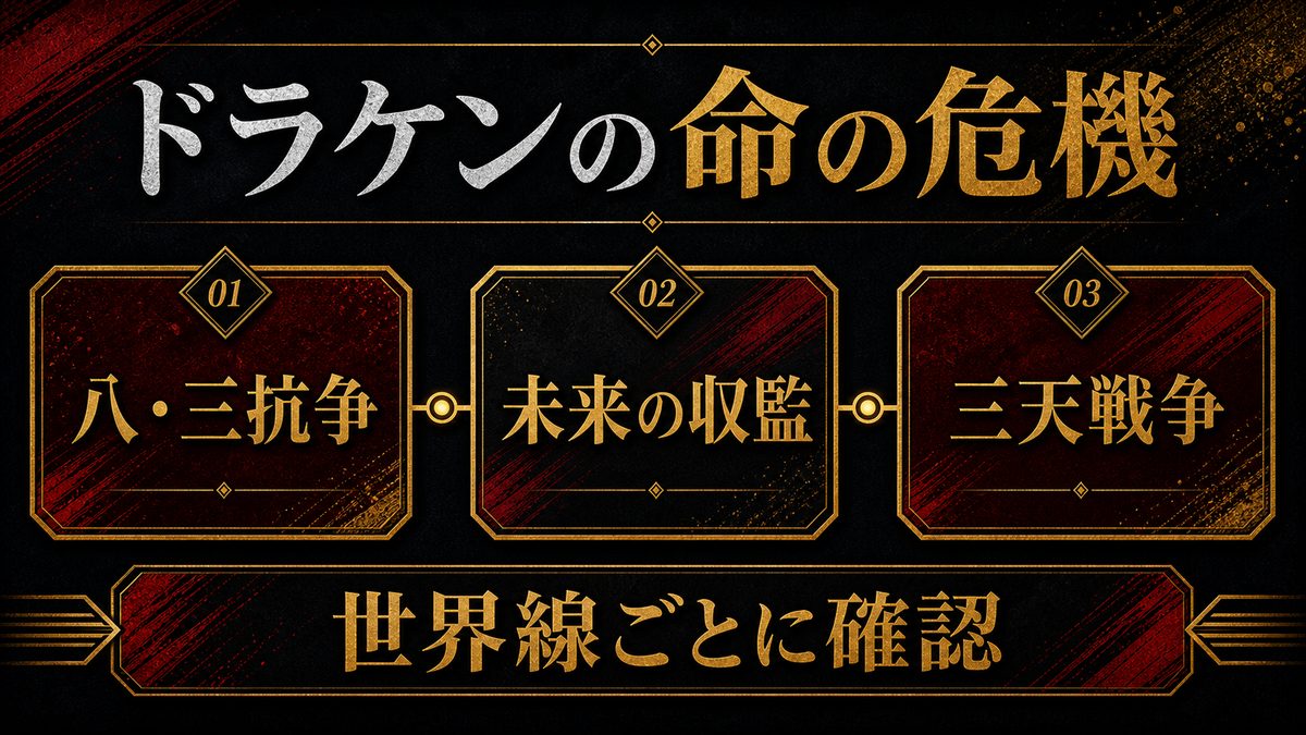 ドラケンの命の危機を全場面で振り返るの要点を整理した東京リベンジャーズ解説画像