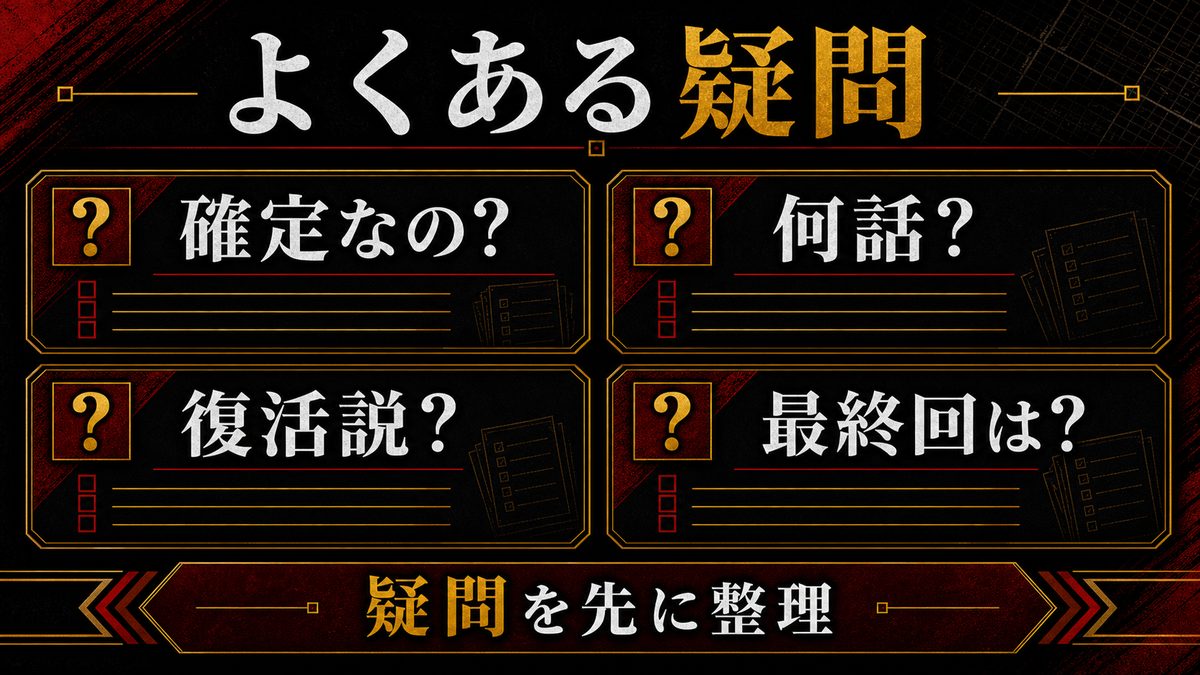 よくある質問（FAQ）の要点を整理した東京リベンジャーズ解説画像