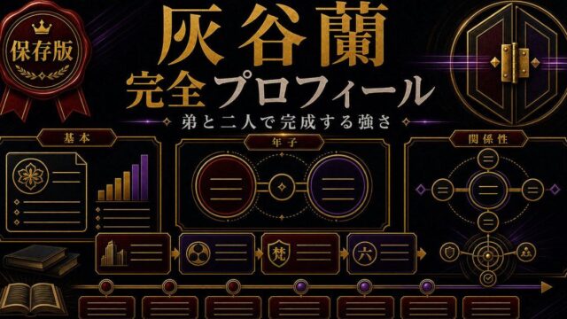 灰谷蘭 完全プロフィール｜関節技の魔術師・灰谷兄弟の兄の強さを徹底解説の要点を伝えるリベンジャーズ図鑑アイキャッチ画像