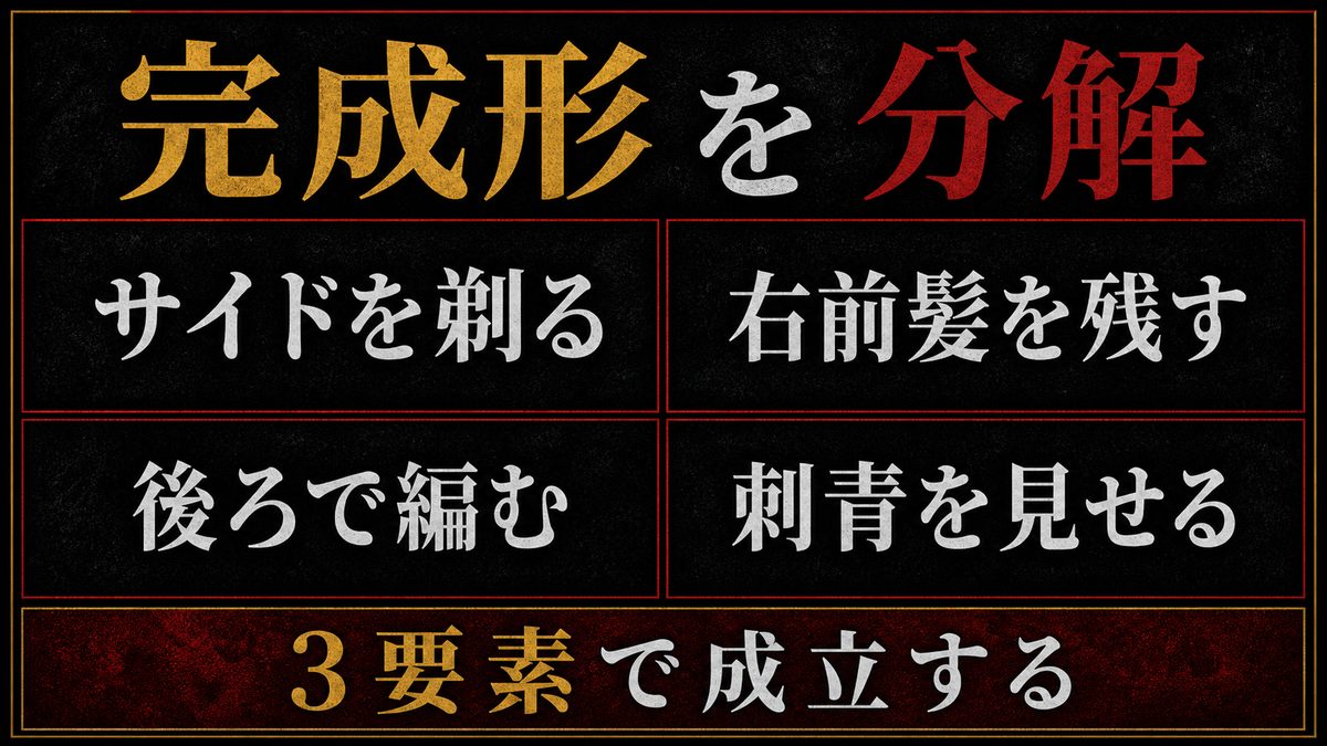 本編初登場の金髪辮髪——完成形を分解する（1巻3話）の要点を整理した東京リベンジャーズ解説画像
