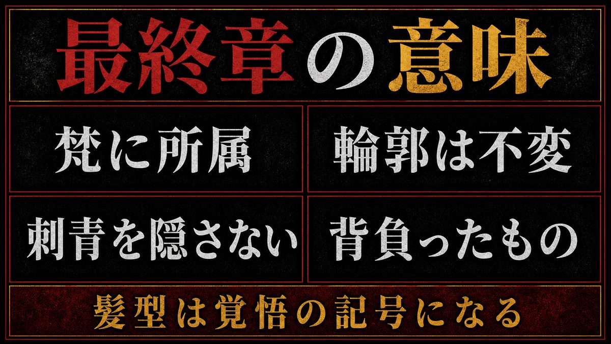 最終章のドラケン——髪型が背負っていたものの要点を整理した東京リベンジャーズ解説画像