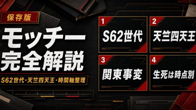 望月莞爾（モッチー）完全解説｜極悪の世代・天竺での役割と強さ・最期の要点を伝えるリベンジャーズ図鑑アイキャッチ画像