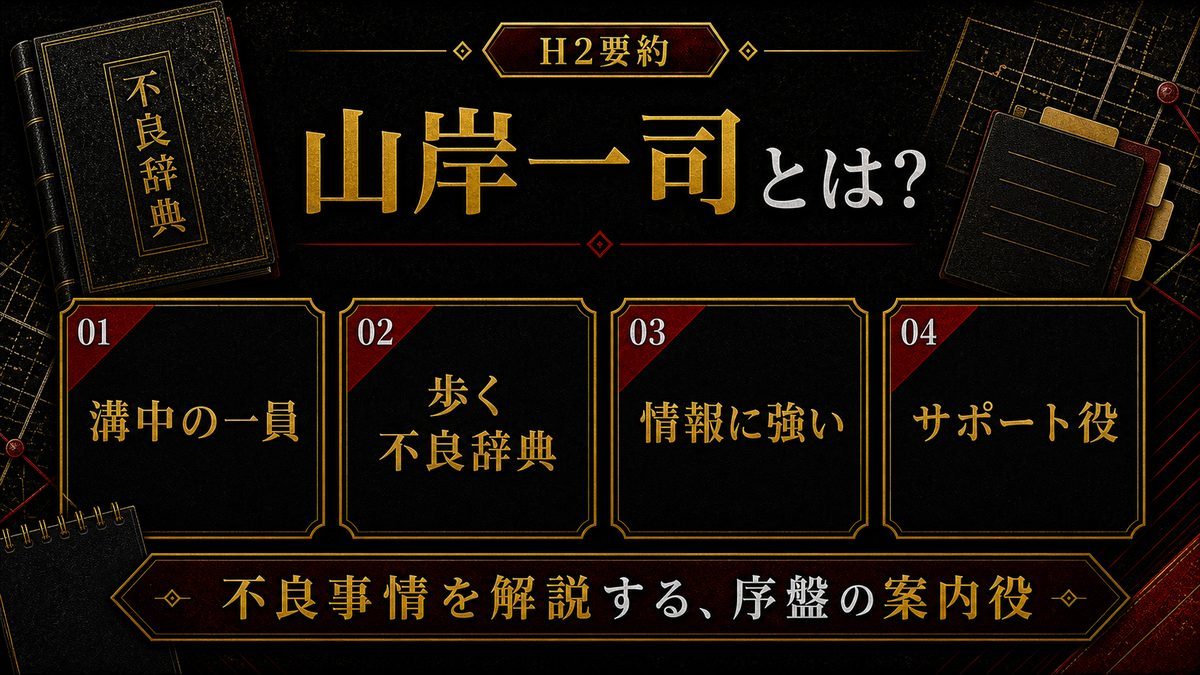 山岸一司とは？の要点を整理した東京リベンジャーズ解説画像