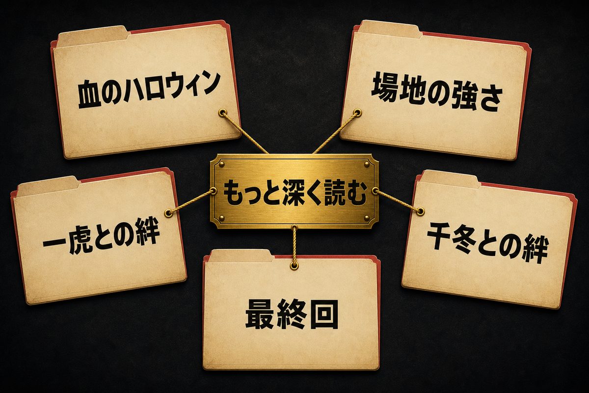 場地圭介の記事から血のハロウィン・一虎・千冬・最終回へ進む関連記事ガイド