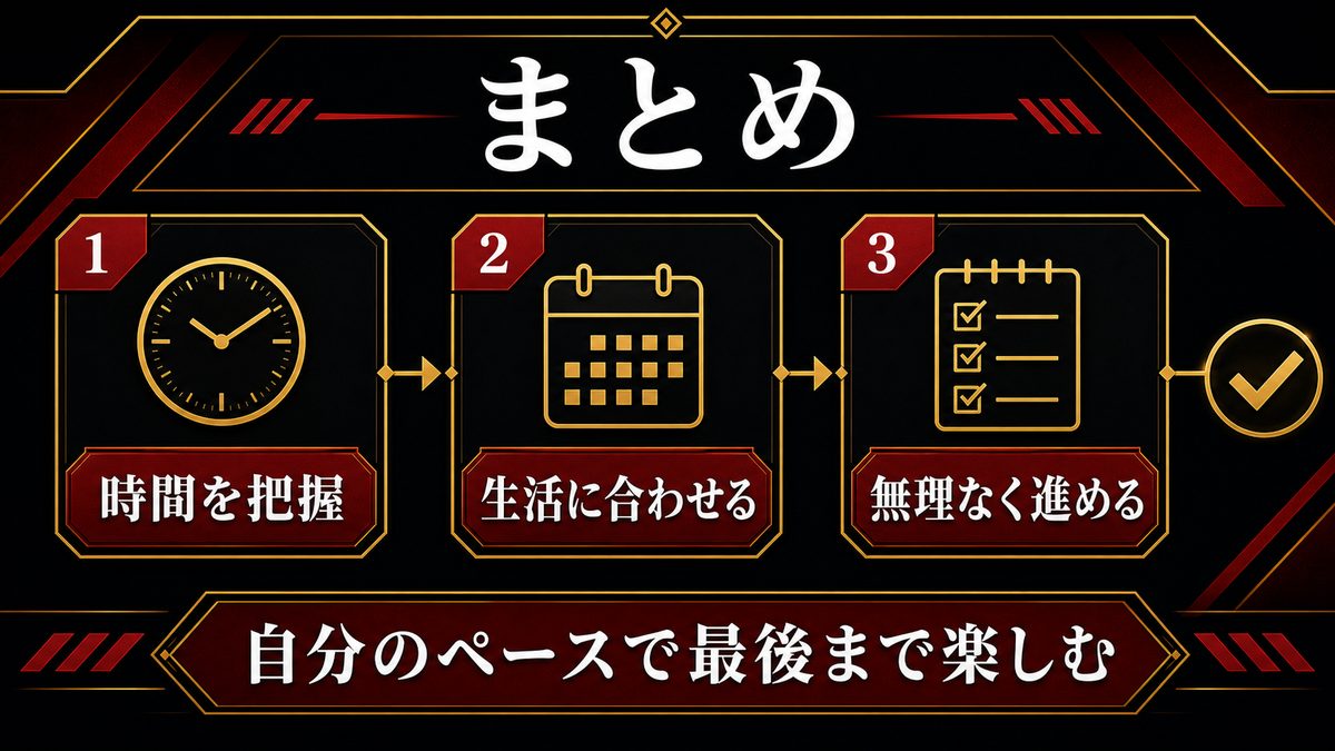 まとめ|自分に合った一気読み・一気見プランの立て方の要点を整理した東京リベンジャーズ解説画像