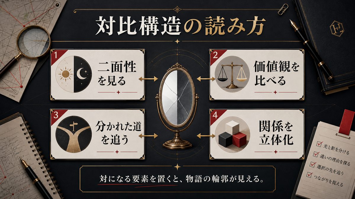 そもそも「対比構造」とは何か——物語を立体にする技法の要点を整理した東京リベンジャーズ解説画像