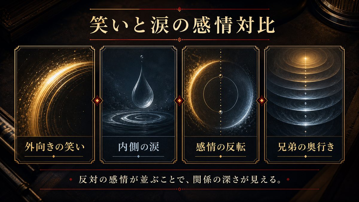 笑いと涙——スマイリーとアングリーに込められた感情の対の要点を整理した東京リベンジャーズ解説画像