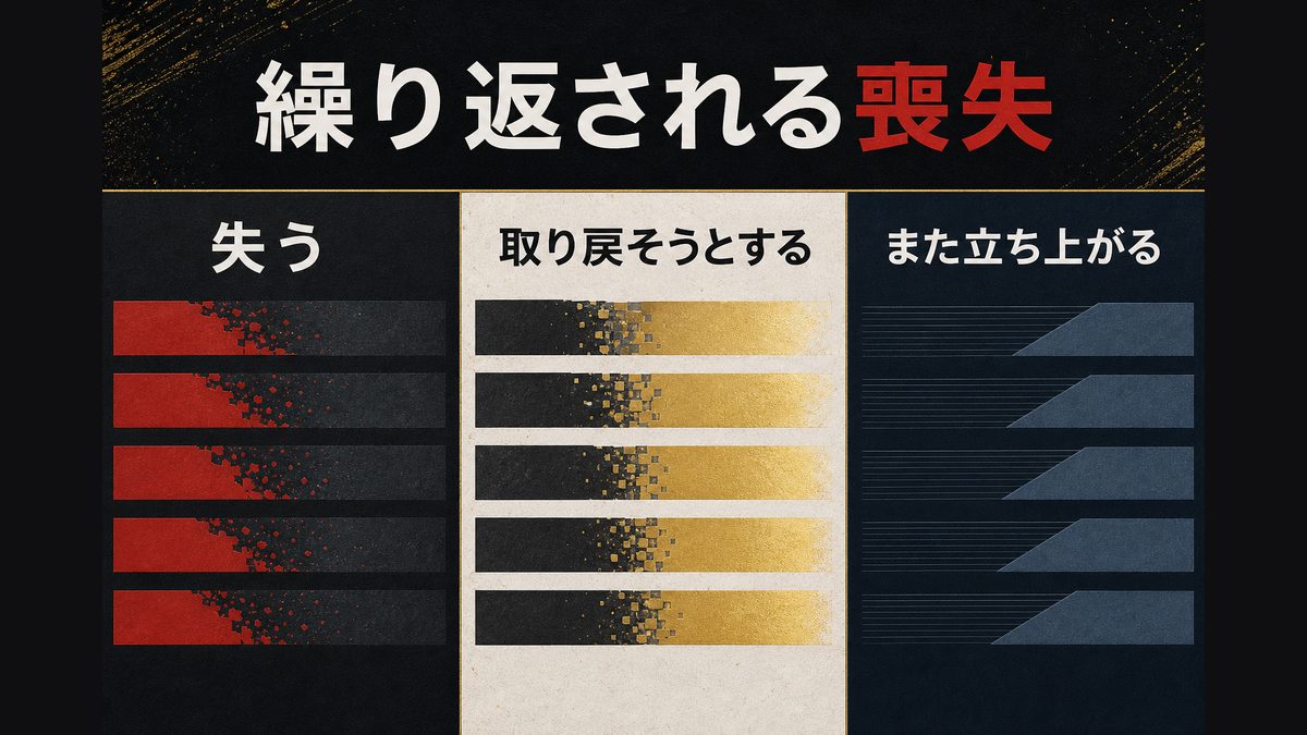技法⑤:作品全体を貫く「繰り返される喪失」のテーマ性の要点を整理した東京リベンジャーズ解説画像
