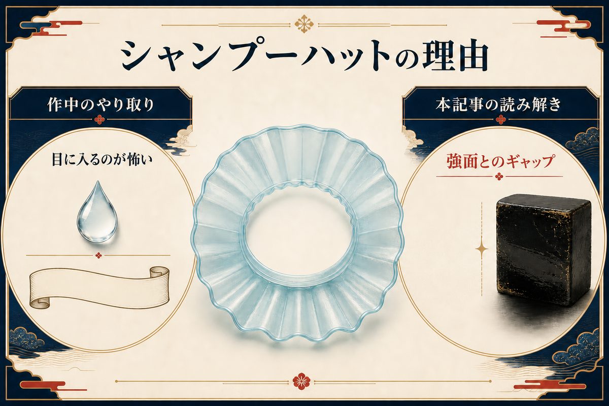 ドラケンがシャンプーハットを使う理由と強面とのギャップを分けて整理した画像