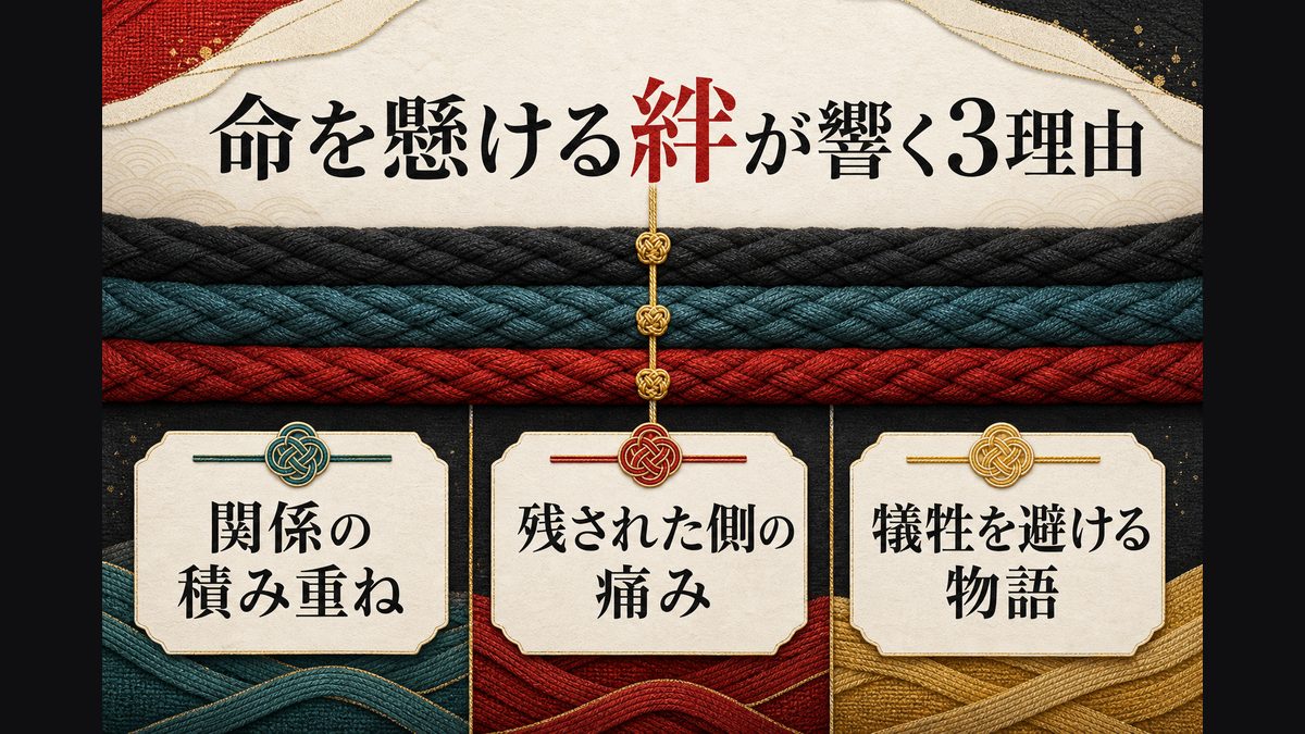 命を懸ける絆——なぜ彼らは友のために死ねるのかの要点を整理した東京リベンジャーズ解説画像