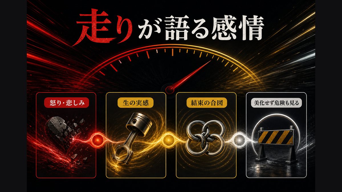 「暴走」「ぶっ飛ばす」という描写が担う役割の要点を整理した東京リベンジャーズ解説画像