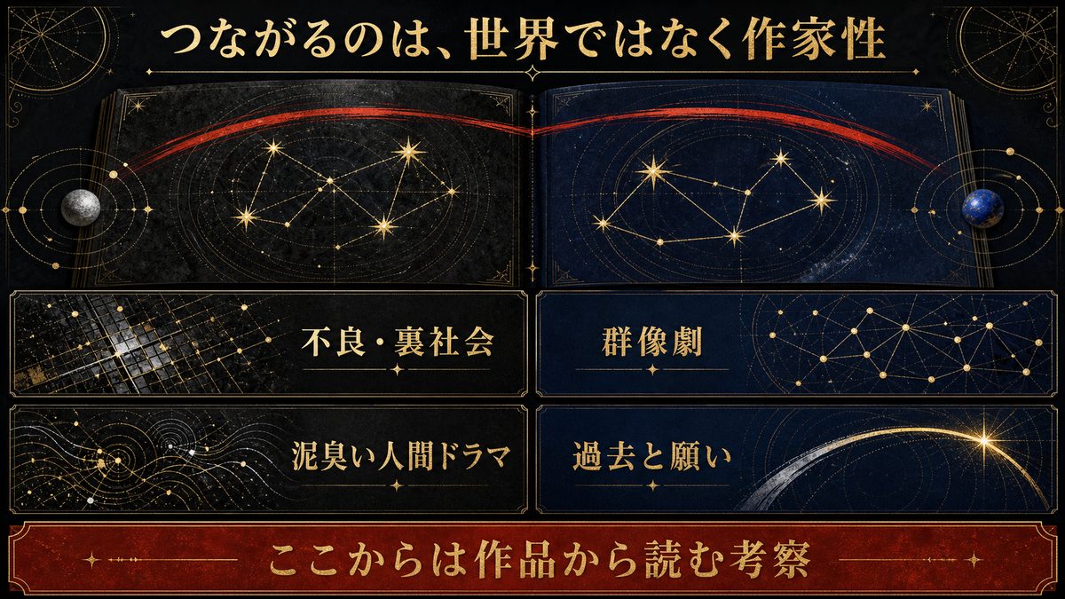 それでも「繋がり」を感じる理由──和久井健の作家性を考察するの要点を整理した東京リベンジャーズ解説画像