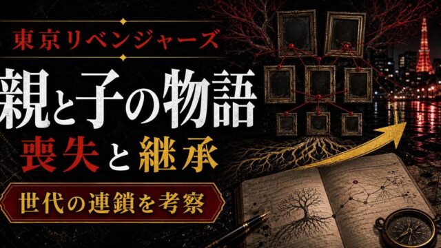 東京リベンジャーズ 親と子の物語｜喪失と継承という世代の連鎖を考察の要点を伝えるリベンジャーズ図鑑アイキャッチ画像