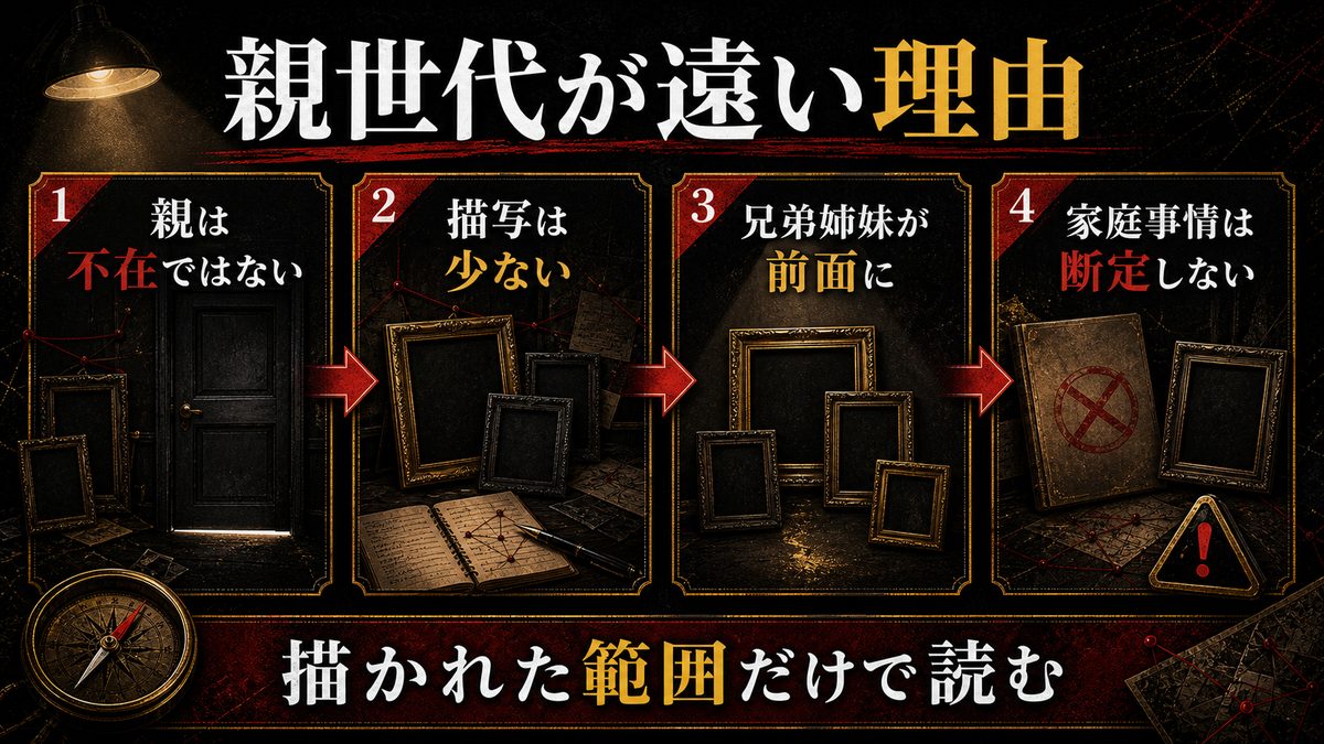 親世代はなぜ画面に現れないのかの要点を整理した東京リベンジャーズ解説画像