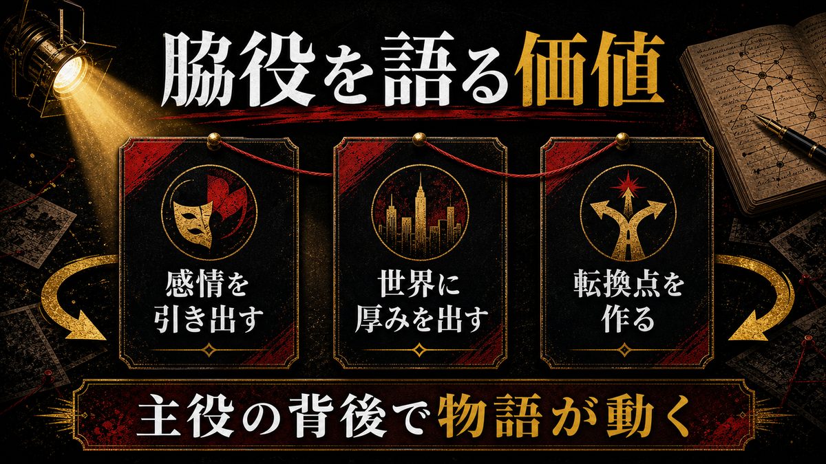 なぜ「脇役」を語る価値があるのかの要点を整理した東京リベンジャーズ解説画像