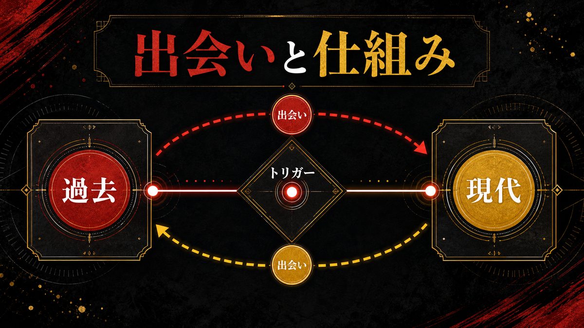二人の出会いとタイムリープの仕組みの要点を整理した東京リベンジャーズ解説画像
