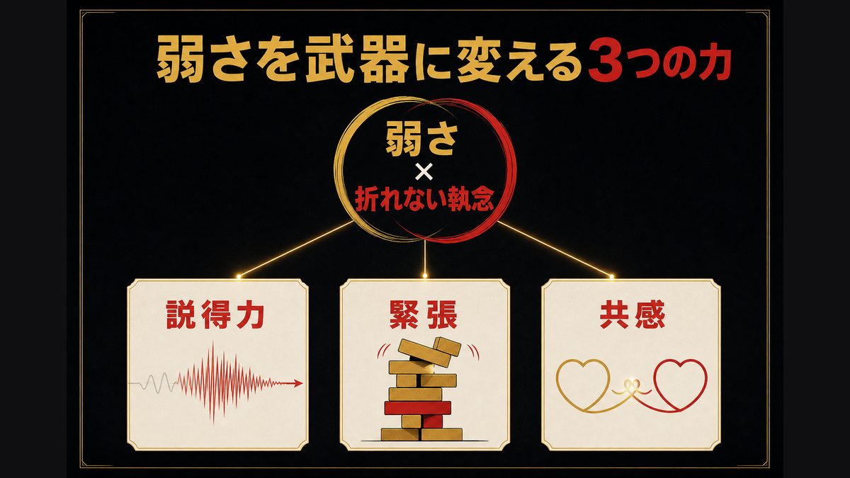 弱さが武器になるという逆説の構造の要点を整理した東京リベンジャーズ解説画像