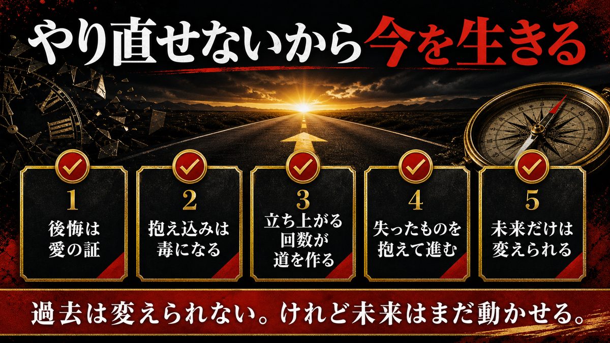 まとめ：やり直せないからこそ、今を生きるの要点を整理した東京リベンジャーズ解説画像
