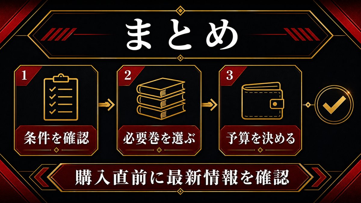 まとめ — 東京リベンジャーズはDMMブックスで揃えるのが2026年の正解の要点を整理した東京リベンジャーズ解説画像