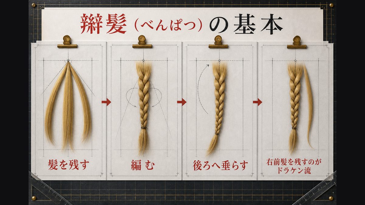 ドラケンの髪型・辮髪を完全解説｜小5から最終章までの変遷とその意味