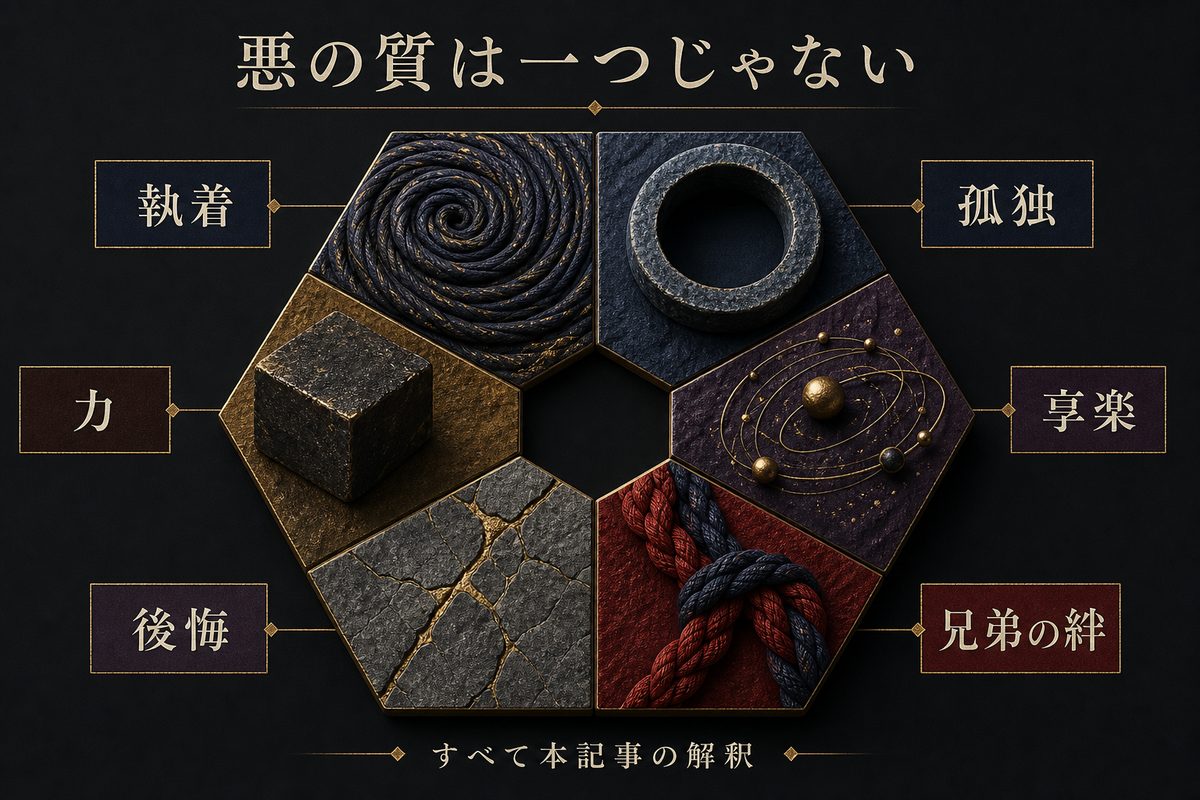 東京リベンジャーズの悪役を六つの異なる質で分けた本記事の分析画像