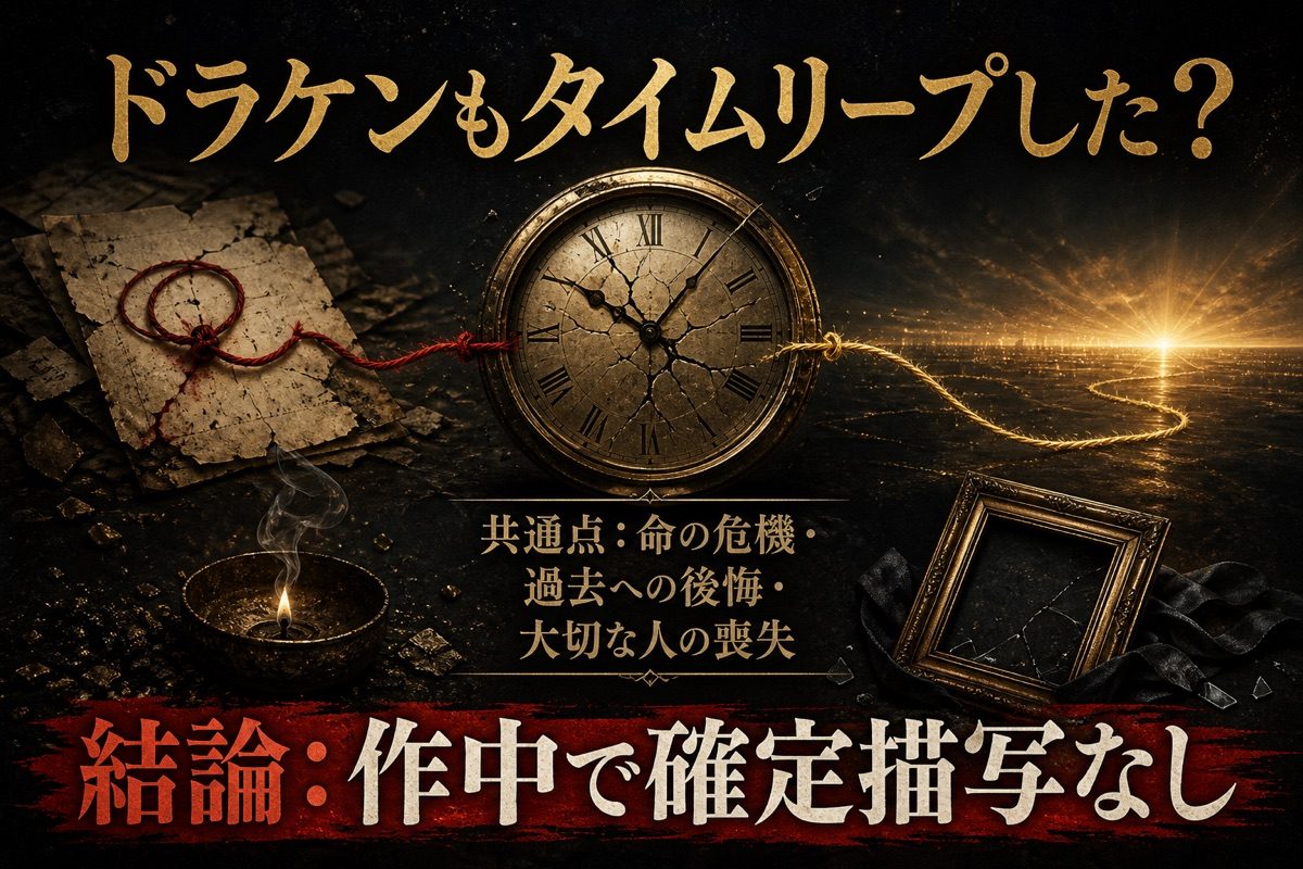 ドラケンもタイムリープした？の要点を整理した東京リベンジャーズ解説画像