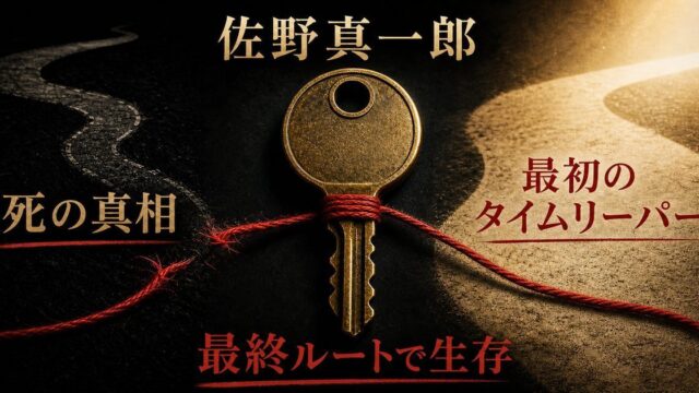 佐野真一郎の死の真相｜誰が・なぜ殺したのか・生存とタイムリーパー説まで解説の要点を伝えるリベンジャーズ図鑑アイキャッチ画像