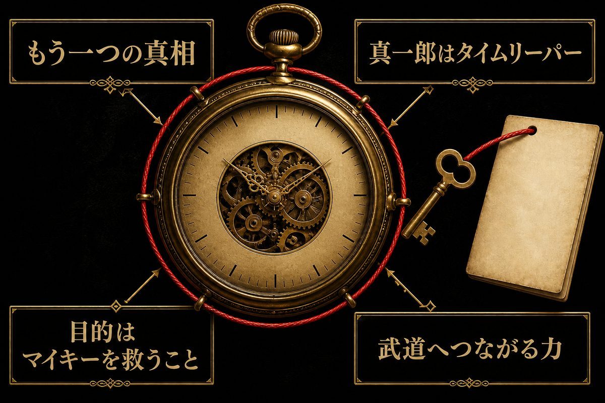 もう一つの真相——真一郎はタイムリーパーだったの要点を整理した東京リベンジャーズ解説画像