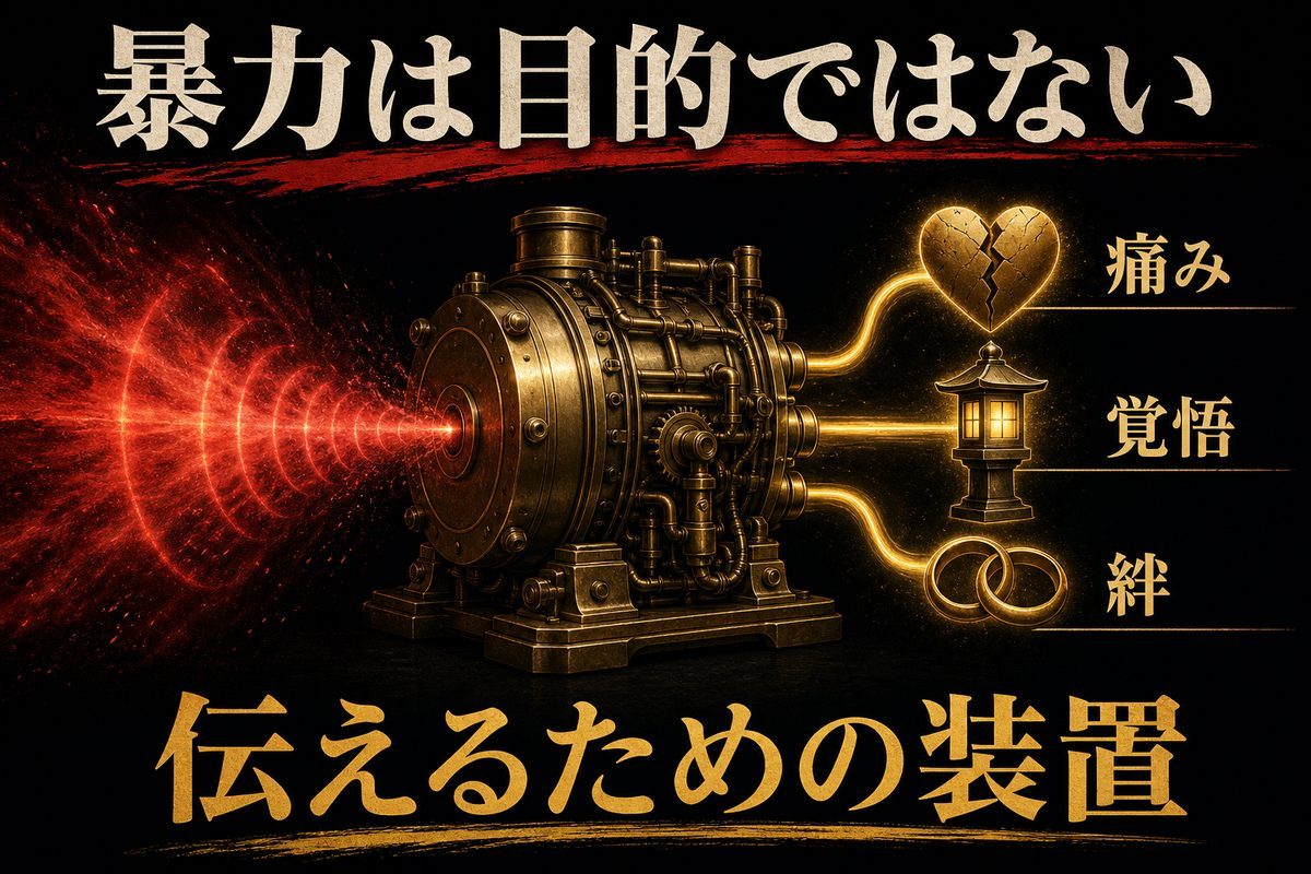そもそも「暴力描写」は何のためにあるのかの要点を整理した東京リベンジャーズ解説画像